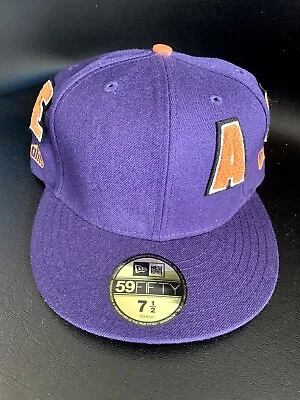 NEW Alife New York Era Fitted Hat 7 1/2 Vintage Cap DS Purple Orange Terry Cloth • $42.99