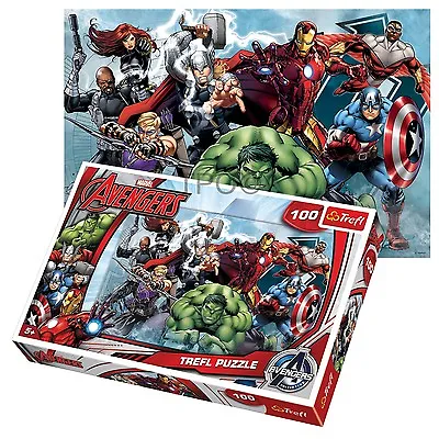 £7.99 • Buy Trefl 100 Piece Kids Boys Marvel Avengers Attack Incredible Hulk Jigsaw Puzzle