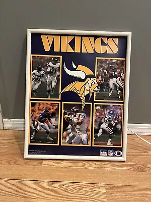 Vintage 1988 Minnesota Vikings Nfl Starline Poster 20  × 16  • $35