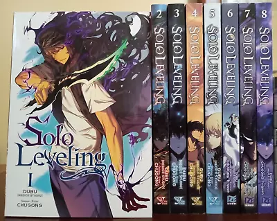 Solo Leveling Manhwa Vol. 1-8 Complete Set Comic Full Color English Chugong • $143.50