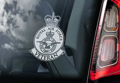 Royal Air Force Veteran Car Sticker - RAF Regiment Crest Window Sign Badge -V16 • £3.99