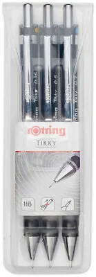 £10.45 • Buy Rotring Tikky Mechanical Pencils - Black Barrel - 0.35mm, 0.50mm, 0.70mm