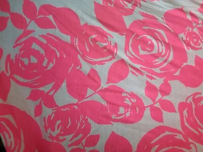 Hot Pink Cotton Stretch Fabric Jersey Craft Dressmaking Knit 5 Meters  • £9.99