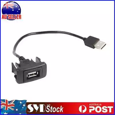 $8.99 • Buy Car Dash Flush Mount USB Port Panel Extension Cable Adapter For Toyota Hilux