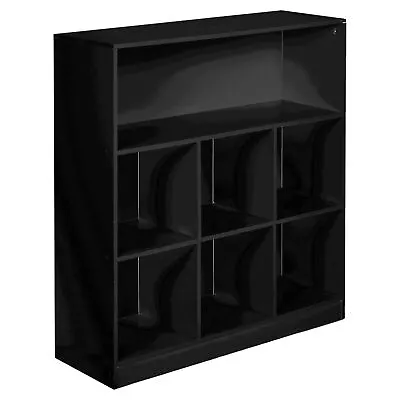 Tall Wide Wooden 7 Cube Cupboard Shelving Display Storage Unit Cabinet Shelves • £52.99