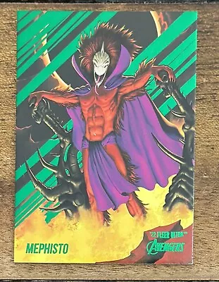 MEPHISTO 2022 Upper Deck Marvel Fleer Ultra Avengers GREEN FOIL #43! 🔥 • $1.79