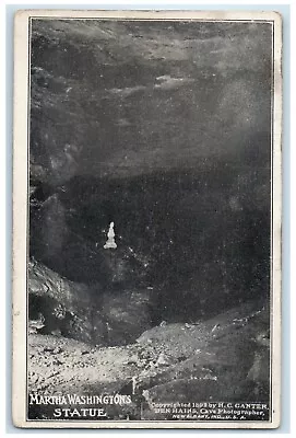 C1910's Martha Washington's Statue Ben Hains Cave New Albany Indiana IN Postcard • $9.72