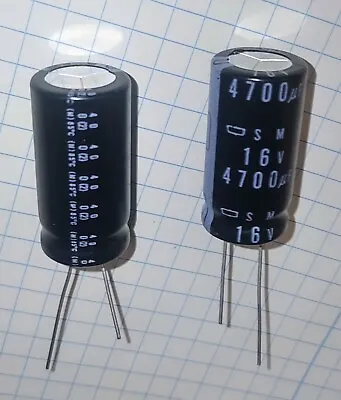 (2 PC)  NOS ELNA   4700uF 16V  85C    CAPACITOR ... CAPACITORS • $9.97