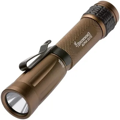 Browning Alpha Elite AA Flashlight Waterproof Impact Resistant High/Low/Green • $35.39