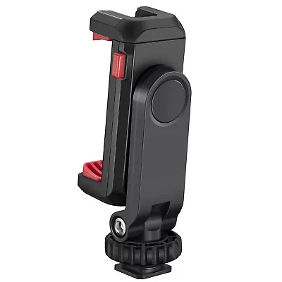 $18.52 • Buy Smartphone Holder Mount Clip Camera Hot Shoe Tripod Adapter Dual Cold Shoe