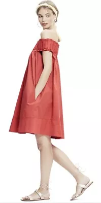 Hatch Maternity Women’s THE AUDREY DRESS Poppy Ruffled Swing Size O/S (onesize)  • $83.40