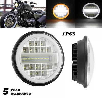 5-3/4 5.75  Chrome LED Headlight Hi-Lo DRL Lamp For Honda Shadow VTX 1300 1800 • $33.99