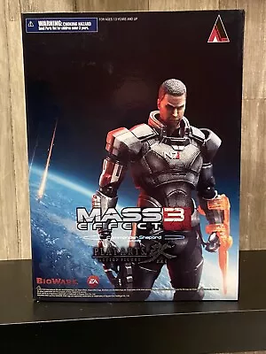 Mass Effect 3 Play Arts Kai Commander Shepard (Male) Action Figure *NEW* • $101.74