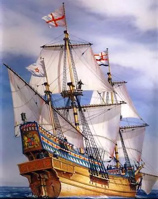 Heller Golden Hind Francis Drake Sailing Ship Model Kit 1:96 New Glider Kit • $55.06