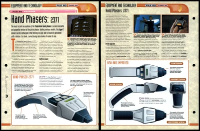£1.49 • Buy Hand Phasers: 2371 - Weapons - Star Trek Fact File Page