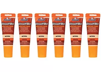 E868 Carpenter's Wood Filler 3.25ounce Tube Natural 6 Pack • $36.05