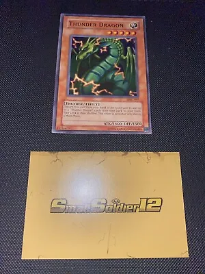 Thunder Dragon Vintage Yu-Gi-Oh! TCG Metal Raiders MRD-097 Short Print • £12.50