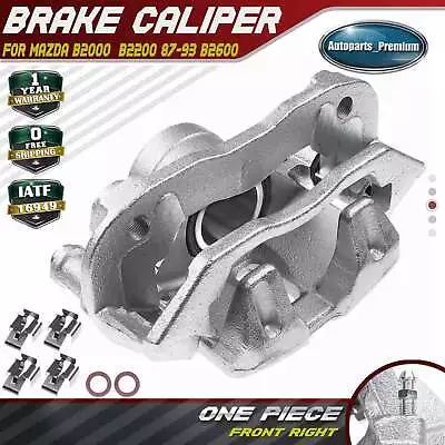 Disc Brake Caliper W/Bracket For Mazda B2000  B2200 87-93 B2600 Front Passenger • $55.99