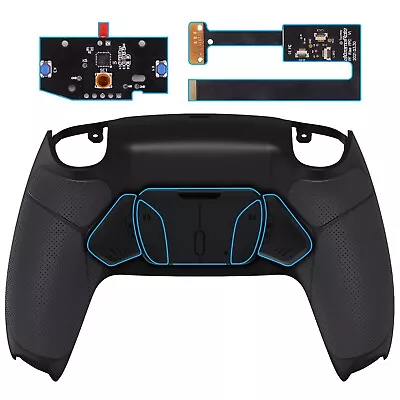$68.19 • Buy Upgrade Board & Back Shell & 4 Back Buttons Rubberized Black For Ps5 Controller