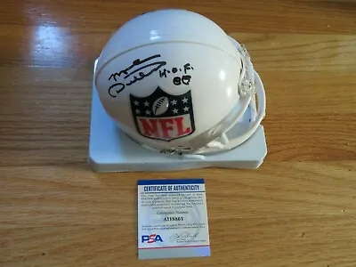 HOFer MIKE DITKA Signed NFL Shield Helmet CHICAGO BEARS PSA AI18851 • $140
