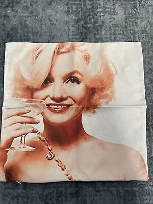 Marilyn Monroe Pillow Cover Case Art Cotton Blend Home Decor 17  X 17  • $10.84