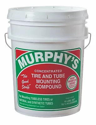 Murphy's Concentrated Tire And Tube Mounting Compound 40lb Pail • $55