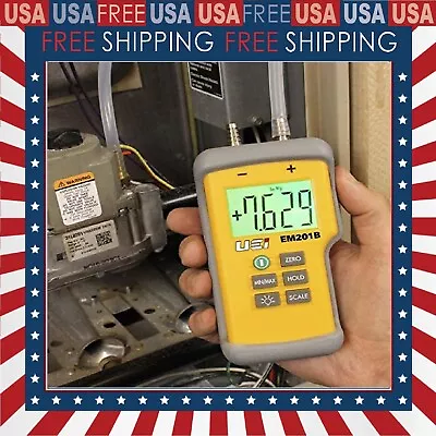 Test Instruments EM201B Test Dual Input Differential Manometer • $250.67