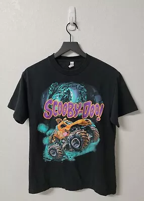 Scooby-Doo Monster Jam Trucks Men's Medium T-Shirt Black 2018 Feld Motorsports • $18