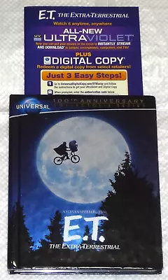 2012 UNIVERSAL 100th E.T THE EXTRA TERRESTRIAL DIGIBOOK BLU-RAY+DVD+DIGITAL COPY • $24.97