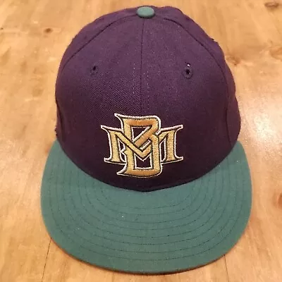 Vintage Milwaukee Brewers Hat Cap New Era Size 6 3/4 Wool Made USA Diamond Colle • $7.44