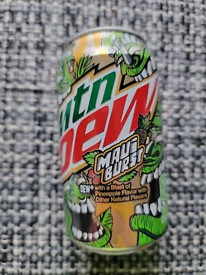 2023 Mountain Dew Mtn Dew Maui Burst 12oz Dew Can PINEAPPLE Dew FULL  • $5.29