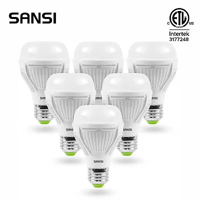 SANSI 6 Pack A15 9W LED Light Bulb 900Lumens 60W Equivalent LED Lamp 2700K ETL • $9.29