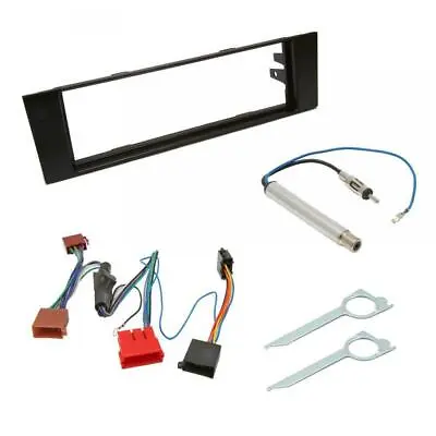 Audi A3 Car CD Stereo Radio Single DIN Black Facia Fascia Adaptor Fitting Kit • £19.46