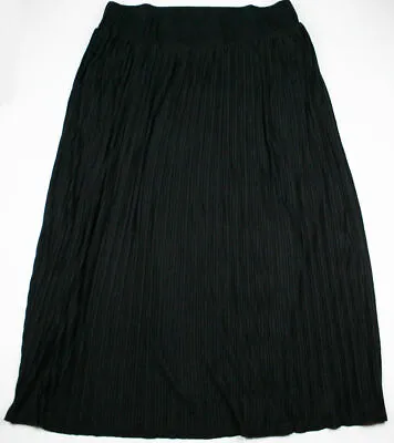 New Maternity Clothes Black Maxi Skirt Pleated Long Liz Lange NWT Size XS • £10.48