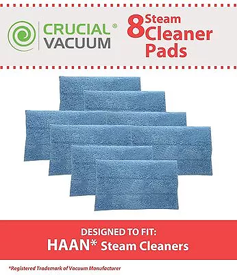 8 REPL HAAN SI-25 Mop Pads Fit SI-25 SI-40 SI-60 SI-70 Part # RMF2 RMF2P RMF2X • $34.50