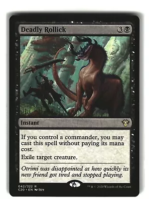 Deadly Rollick (42) Commander 2020 C20 (BASE) NM+ (MTG) • $28.12