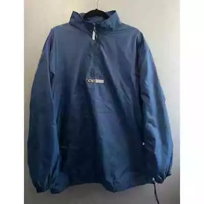 Vintage Ocean Pacific OP Sport Surf  Men's Windbreaker Jacket Blue Size XL • $20