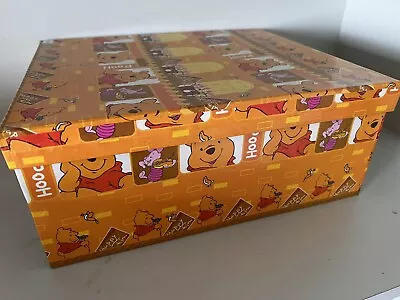 12x Cardboard Gift Boxes Stackable Nesting Large Set Matching Whinnie The Pooh • $19.90