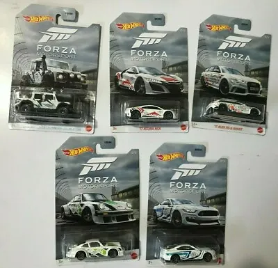 Hot Wheels 2020 Forza Motorsport Set Of 5 Cars New Minty 1/64th  • $20.95