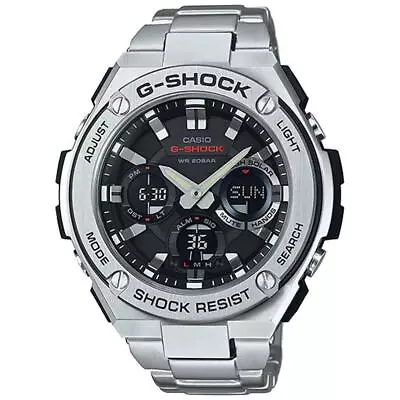 Casio G-SHOCK G-STEEL Duo Chronograph Men's Solar Watch - GSTS110D-1A • $583