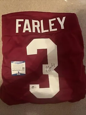Caleb Farley Autographed Virginia Tech Custom Football Jersey - BAS COA XL • $44.99