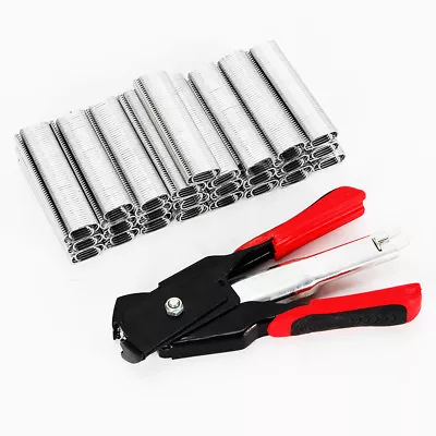 2500X Manual Hog Pliers C Ring Clips Gun Stapler For Netting Sausage Casings • $38