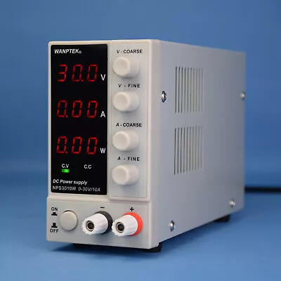 0-10A Lab DC Power Supply Digital Variable Regulated Benchtop Power Supply 300W • $64.60