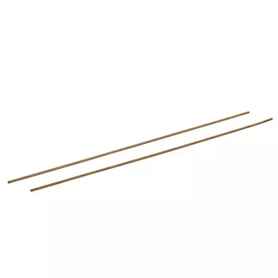 M2 X 250mm Male Threaded 0.4mm Pitch Full Thread Brass Rod Bar Fasteners 2 Pcs • £9.99