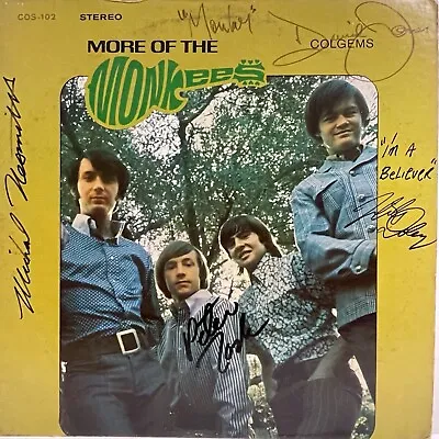 THE MONKEES Signed  More Of The Monkees   DAVY JONES NESMITH TORK DOLENZ JSA LOA • $1299.99