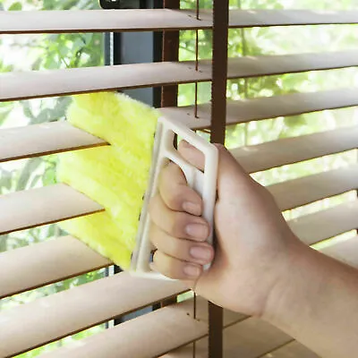 £2.65 • Buy Venetian Window Blind Cleaner Microfibre 7 Brush Pronged Washable Duster Wet/Dry