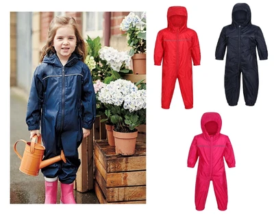 £14.99 • Buy Regatta Kids Rain All In One Suit Paddle Boys Girls Waterproof Nursery