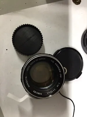 Minolta MINOLTA MC ROKKOR-PF 50mm F1.4 Lens • $69.99