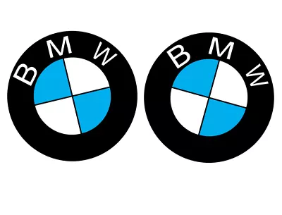 5  X 5   BMW Stickers 2 Pack LOT Logo Decals Ships Same Day!!! • $11.25