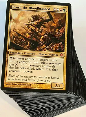 ***Custom Commander Deck*** Kresh The Bloodbraided - Sacrifice & Destroy - SOA • $47.85